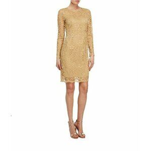 Nanette Lepore Lace Classic Prep Poetic Love Sheath Floral Ditsy Romantic Dress